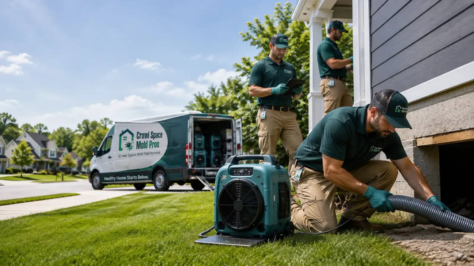 Crawl Space Mold Removal in Rock Falls, IL